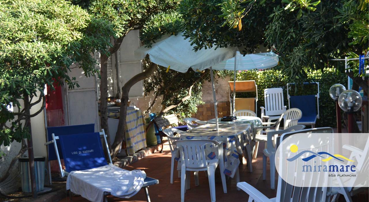 Miramare Struttura Sulla Spiaggia Platamona Zewnętrze zdjęcie